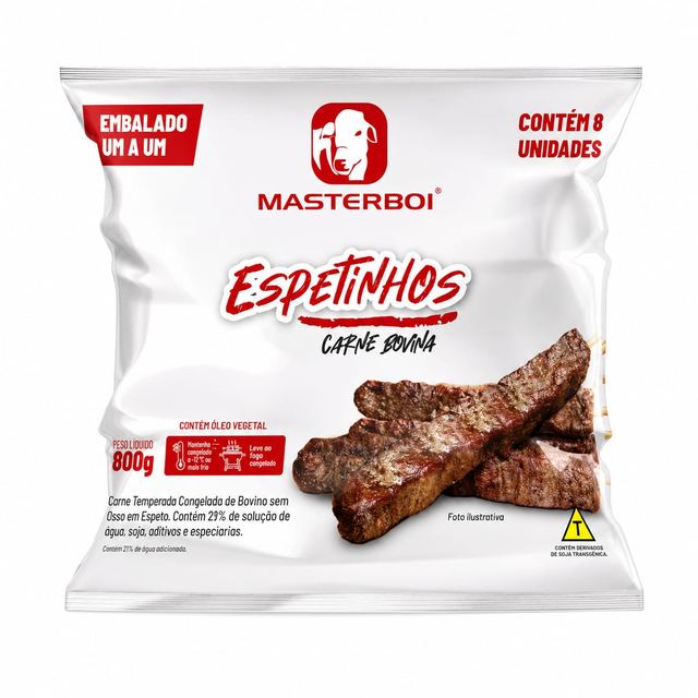 Espetinho Carne Bovina Masterboi