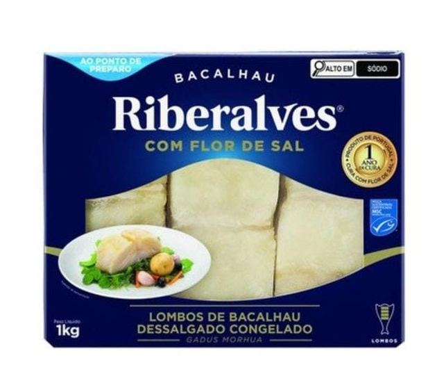 Lombo Bacalhau Porto Dess Flor Sal Riberalves