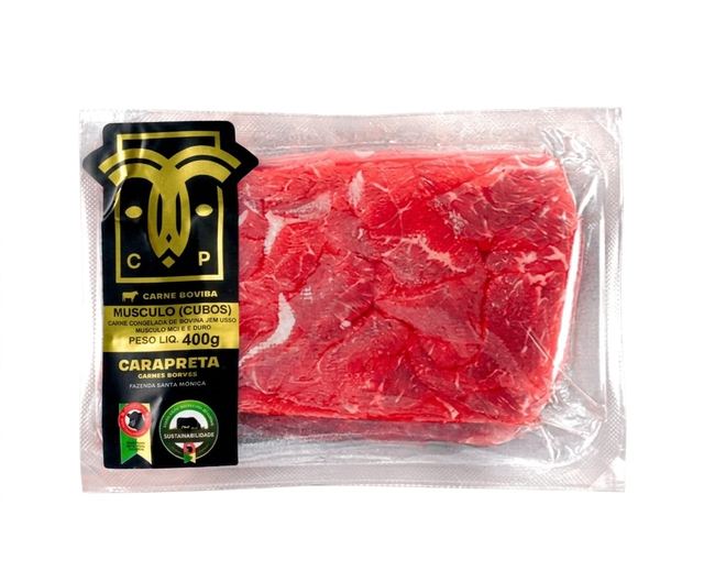 Músculo Mole e Duro (Cubos) Carapreta 400g