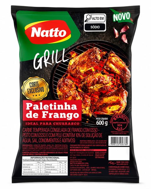 Paletinha de Frango Natto